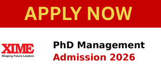 XIME PhD Management Admission 2026 Open; Apply Now at xime.org
